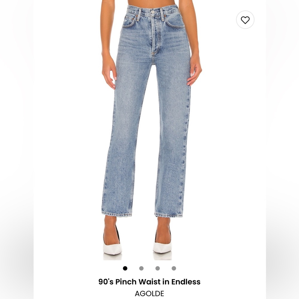 AGOLDE 90’s Pinch Waist Jeans in Endless (Size 30)